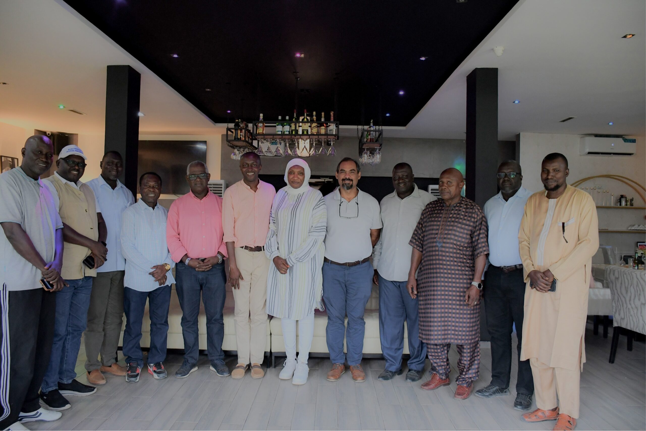 NAWEC and EAGB representatives at the press conference