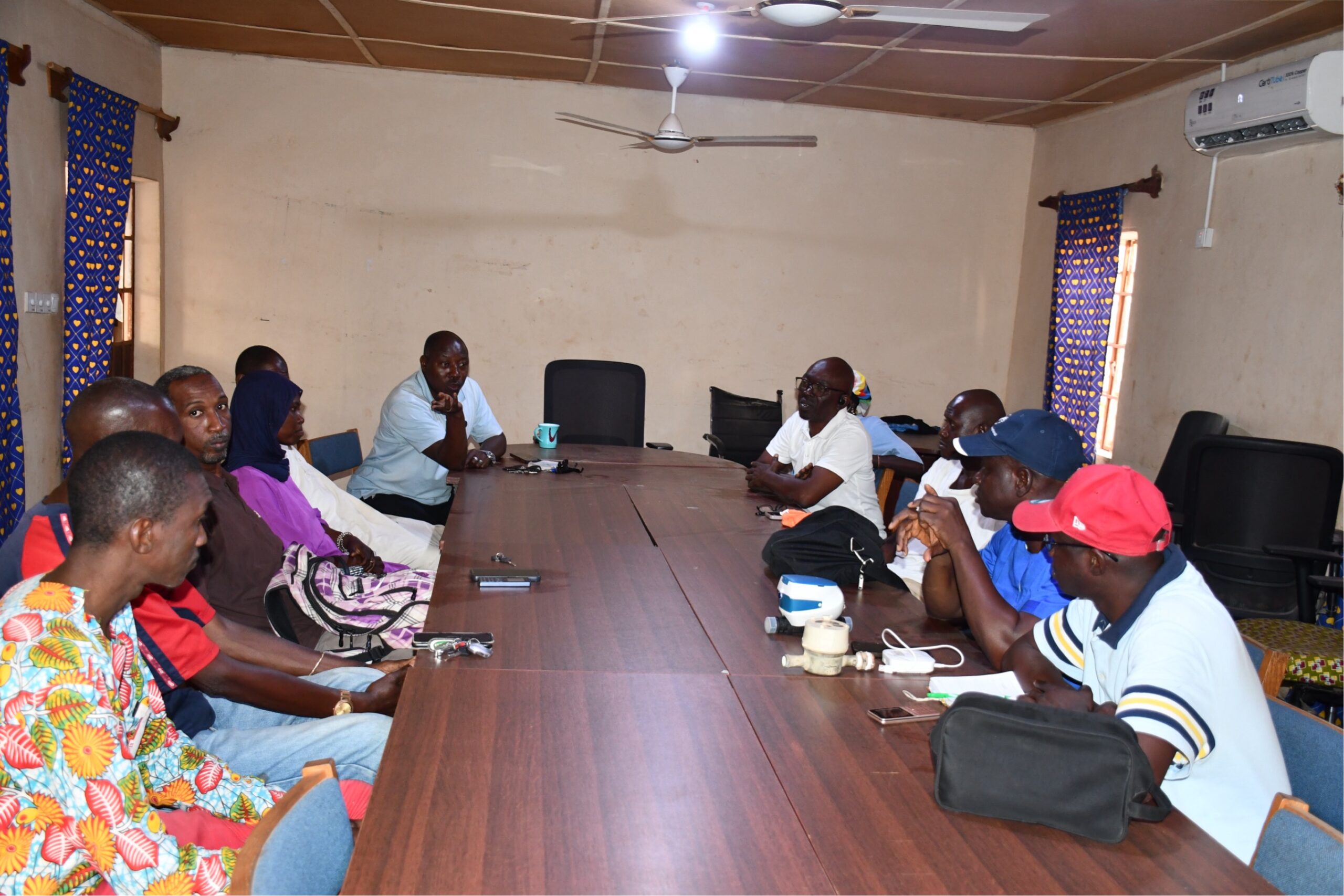 NAWEC outreach team in Basse URR