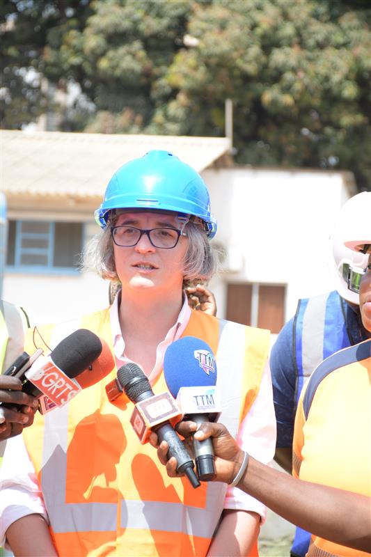 WASIB Project representatives at site