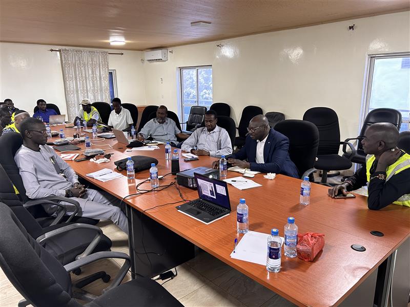 Group Director Corporate Services addressing HSE Champions training