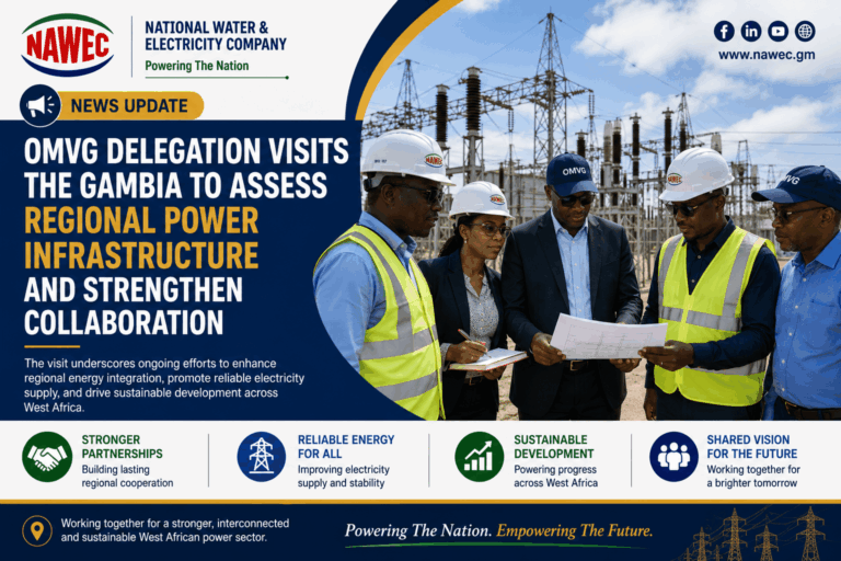 OMVG Delegation Visits The Gambia to Assess Regional Power Infrastructure and Strengthen Collaboration