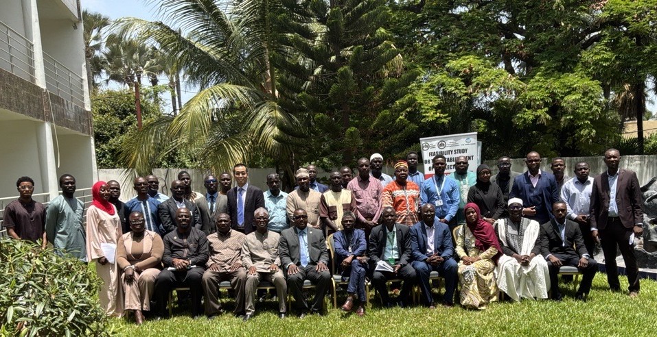Group photo at the e-Gambia Power Project WARDIP Stakeholder Validation Workshop, Banjul, 13 July 2026