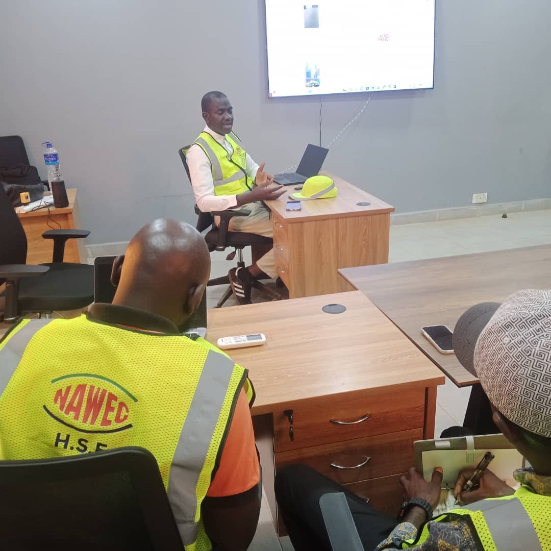 HSE Champions during the capacity-building session — Brikama Power Plants