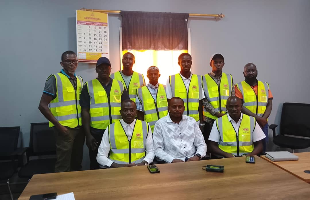 Group photograph — Power Plant HSE Representatives and NAWEC facilitators, 23 September 2026
