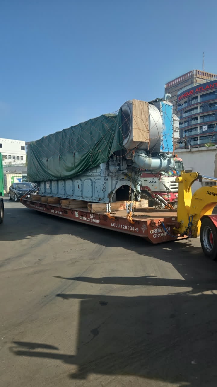The new 10.5MW generators arriving at the Gambia Ports Authority — 5 October 2026
